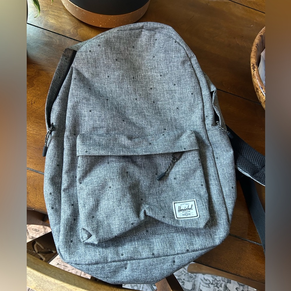 Herschel Supply Company Backpack Heather Gray Polka Dot Standard Size